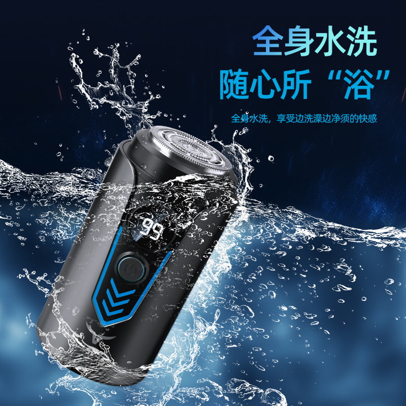 New shaver mini usb rechargeable wagon portable men's electric razor full body wash