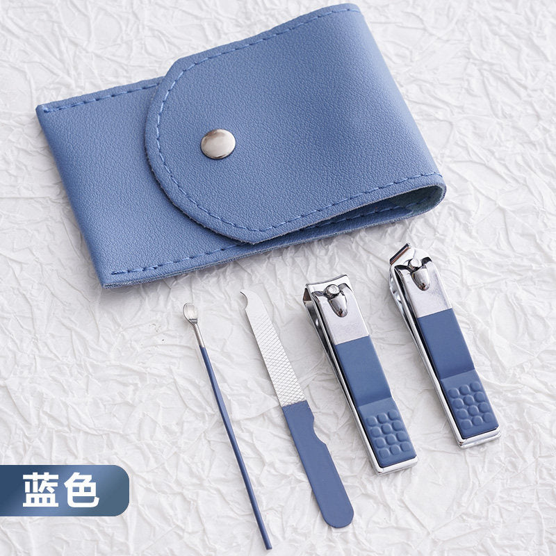 Nail clipper set full set home single nail clippers anti splash nail clippers pedicure artifact bevel nail scissors