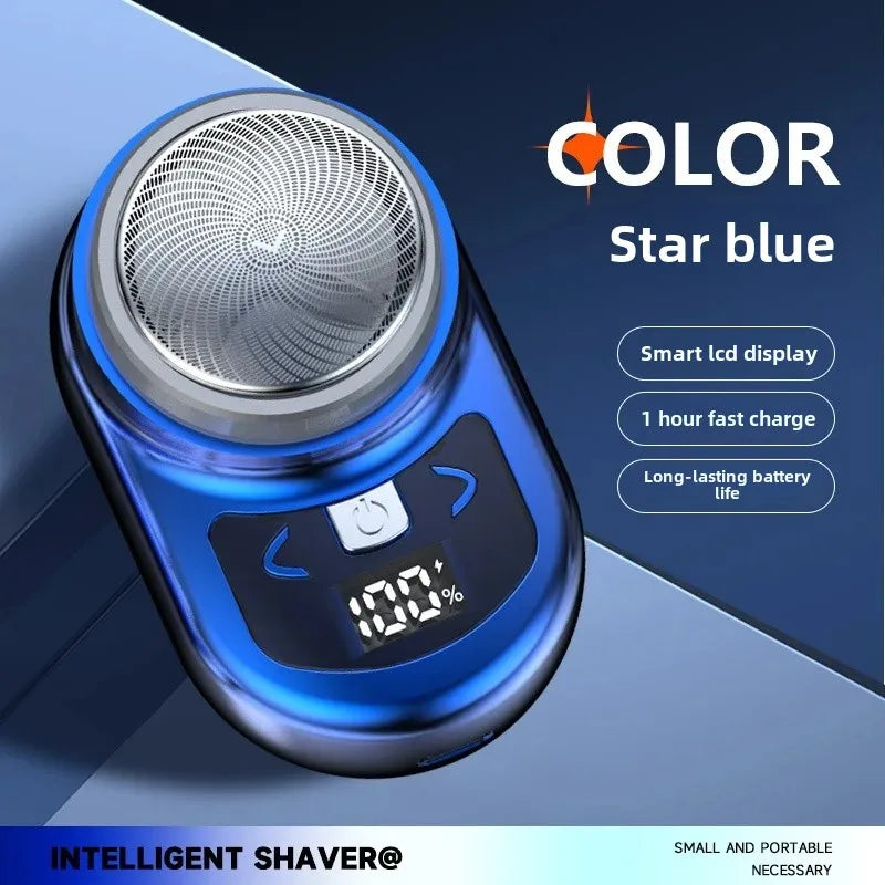 New Electric Shaver Men's Shaver Washable Mini Beard Sharpener Small Portable Rechargeable One Piece Delivery