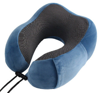 Memory foam U-shaped pillow can be collected U-shaped pillow gift car travel head pillow nap cervical spine neck pillow office