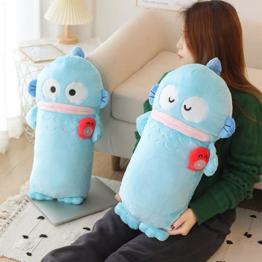 Creative Funny Mermaid Henton Long Throw Pillow Home Sofa Little Monster Pillow Children Sleep Leg Clip Rag Doll