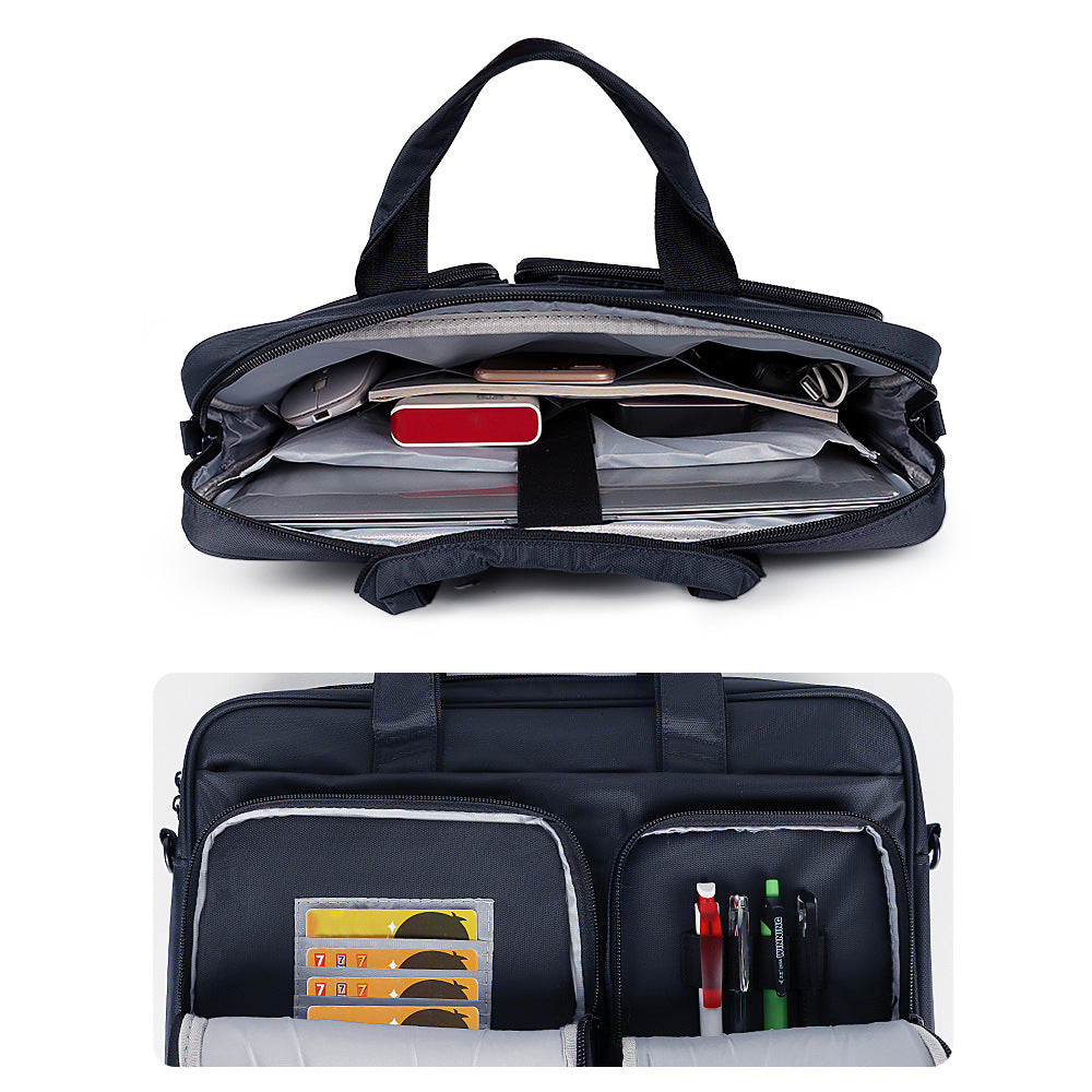 Wholesale Shoulder Laptop Bag Waterproof Briefcase 131415.6 inch Men & Women Can Print Logo