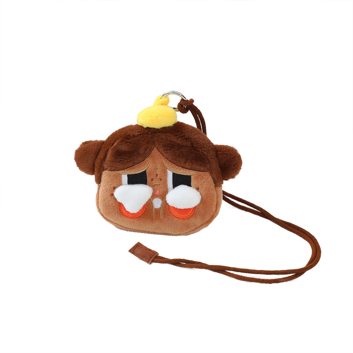 Creative Plush Bubble Crying Doll Student School Bag Pendant Coin Purse Cute Couple Keychain Cartoon Small Gifts