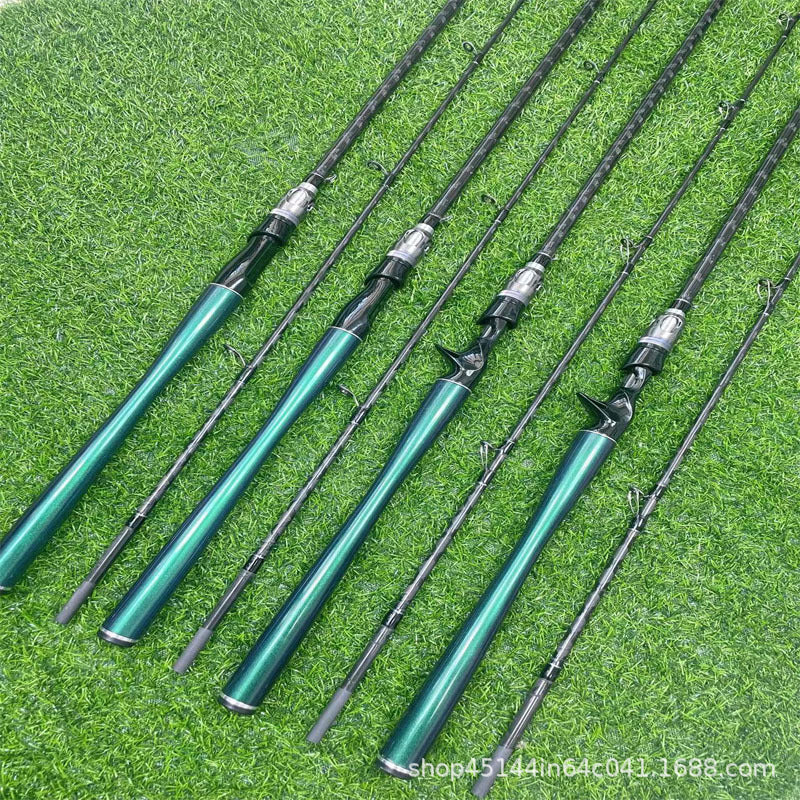 Wholesale carbon thunder strong lure rod XH black fishing rod super hard long throw lure fishing rod thunder strong rod