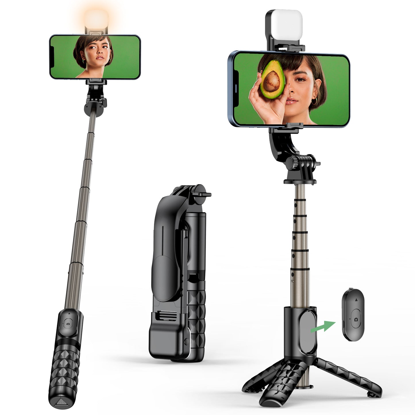 Manufacturer: mini phone, selfie stick, Q10S, bluetooth selfie, tripod, fill light, beauty live broadcast photo stand