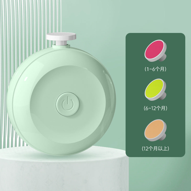 Baby electric nail polisher newborn baby nail clipper polisher anti-clamping mute child care set cross-border