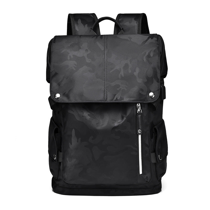 New Backpack Fashion Backpack Men's Business Men's Computer Bag Large Capacity Junior High School Student College Student Schoolbag Men