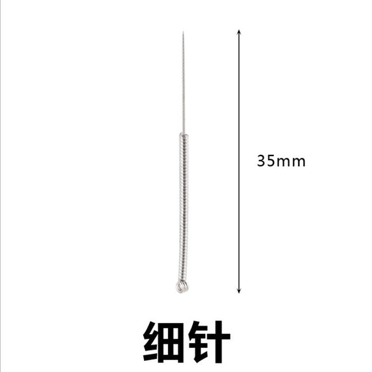 Point mole pen universal fine needle non-embroidery steel thick needle spot mole spot consumables point mole pen needle cap nut small white pen special