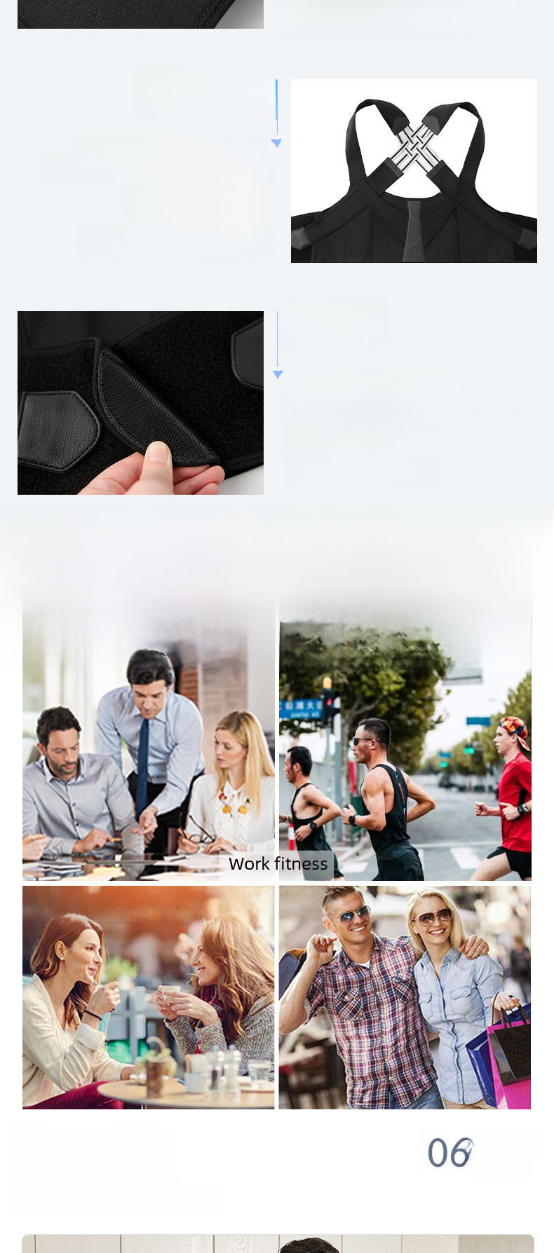 Hot sale adult anti-hunchback correction invisible back correction with hunchback corrector orthosis