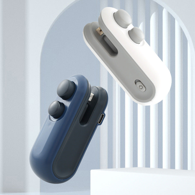 Sealing machine sealing new small portable snack artifact household magnetic hand pressure plastic bag sealing mini