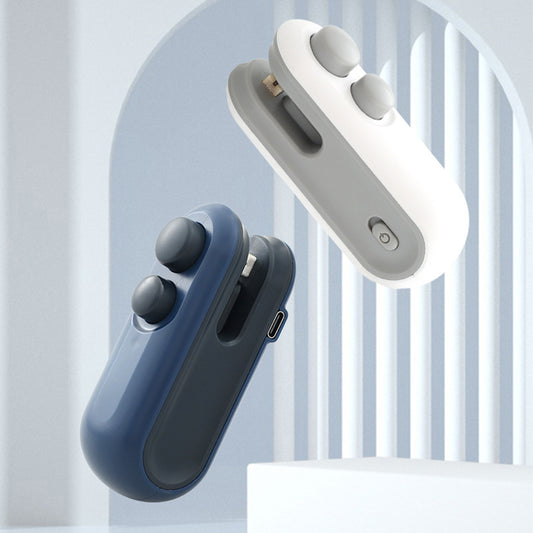 Sealing machine sealing new small portable snack artifact household magnetic hand pressure plastic bag sealing mini