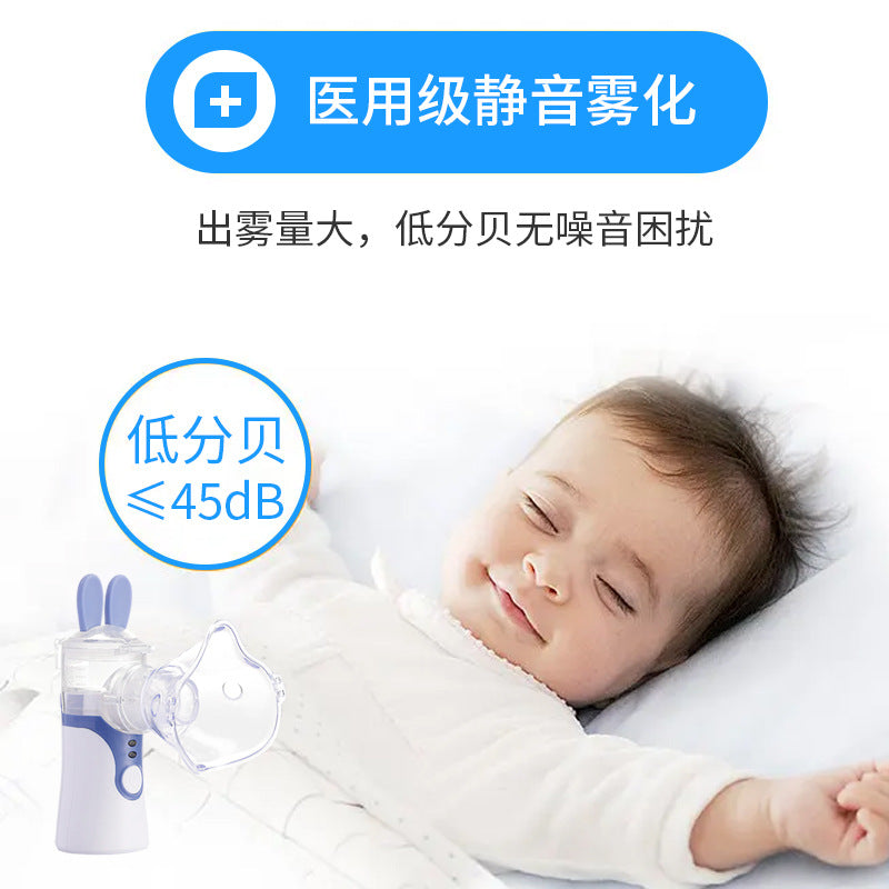 Medical grade microgrid home nebulizer adult and child portable handheld nebulizer medical device cross-border OEM