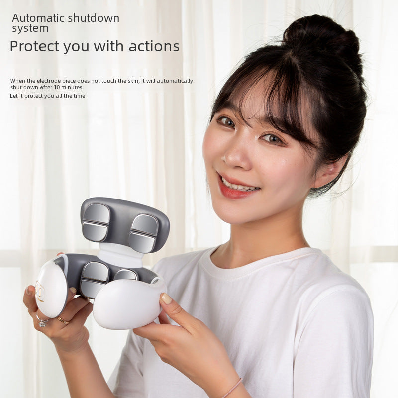 Neck and Shoulder Massager - Smart Pulse Massager with Heat & Vibration