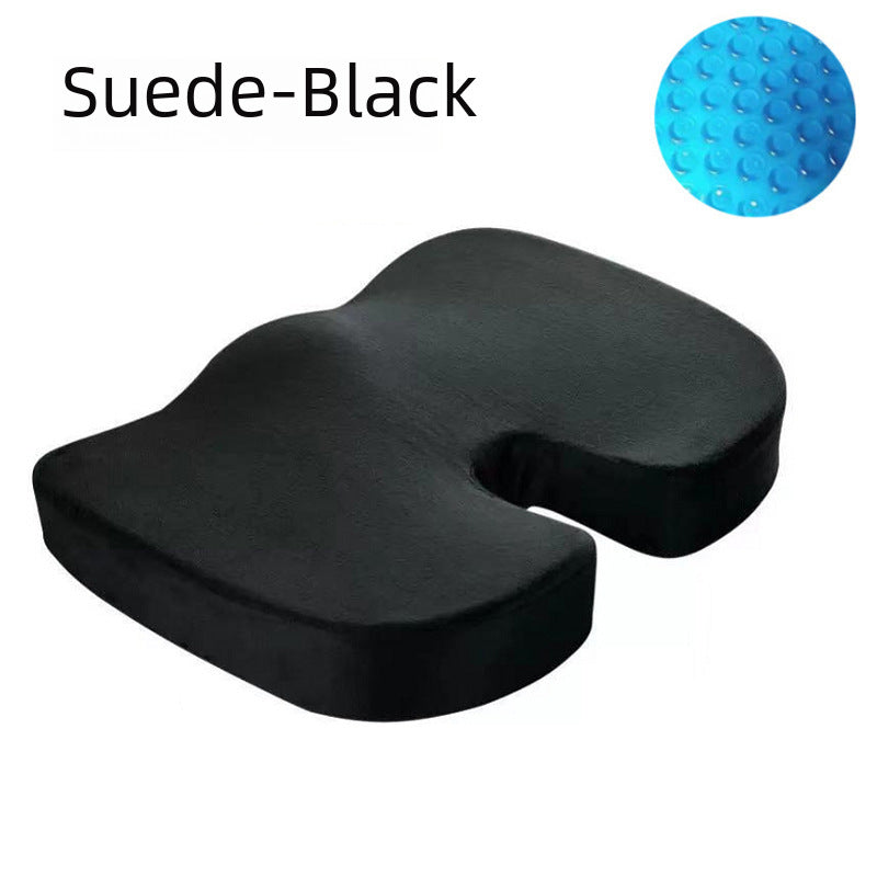 Beauty Office Hip Cushion Gel Hemorrhoids Seat Cushion Slow Rebound Memory Foam Silicone Butt Cushion Multicolor