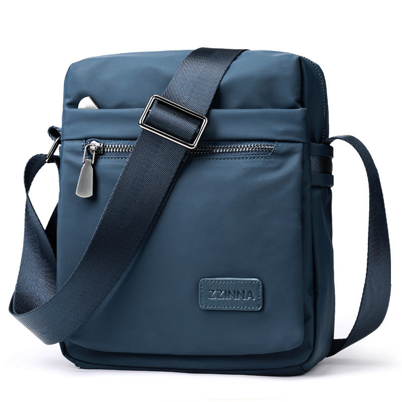 Zhina, mini mobile phone bag, oxford cloth men's bag, men's shoulder bag, trendy brand shoulder bag, simple small shoulder bag