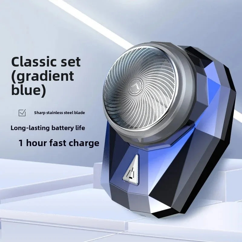 New Electric Shaver Men's Shaver Washable Mini Beard Sharpener Small Portable Rechargeable One Piece Delivery