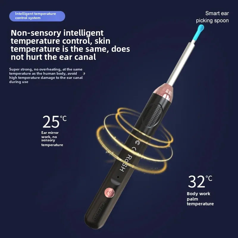 Strictly selected children's luminous ear pickers, smart ear pickers, WIFI visual ear pickers, high-definition portable endoscopes