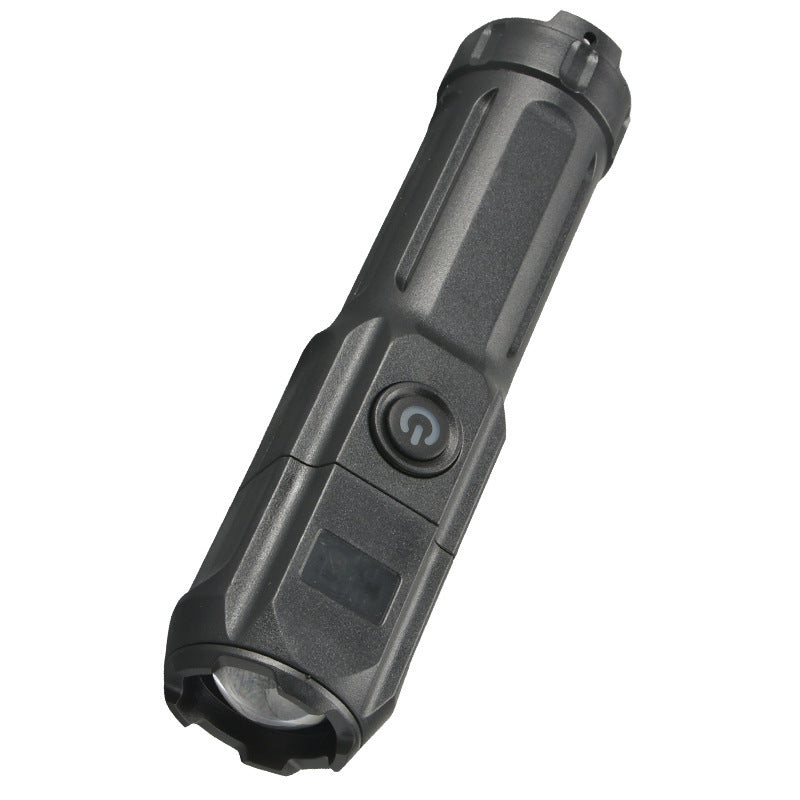 New XPE Flashlight Bright Focus Flashlight Rechargeable Flashlight Retractable lde Flashlight