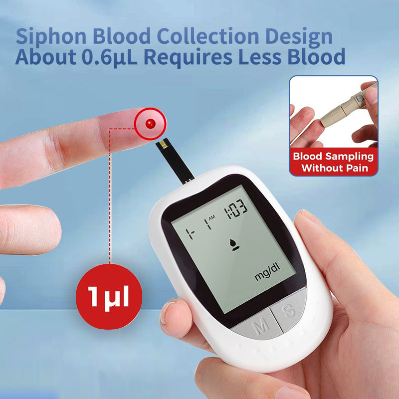 Custom Blood Glucose Tester Home Blood Glucose Machine Tester Middle and Elderly Blood Analyzer Medical Device Factory
