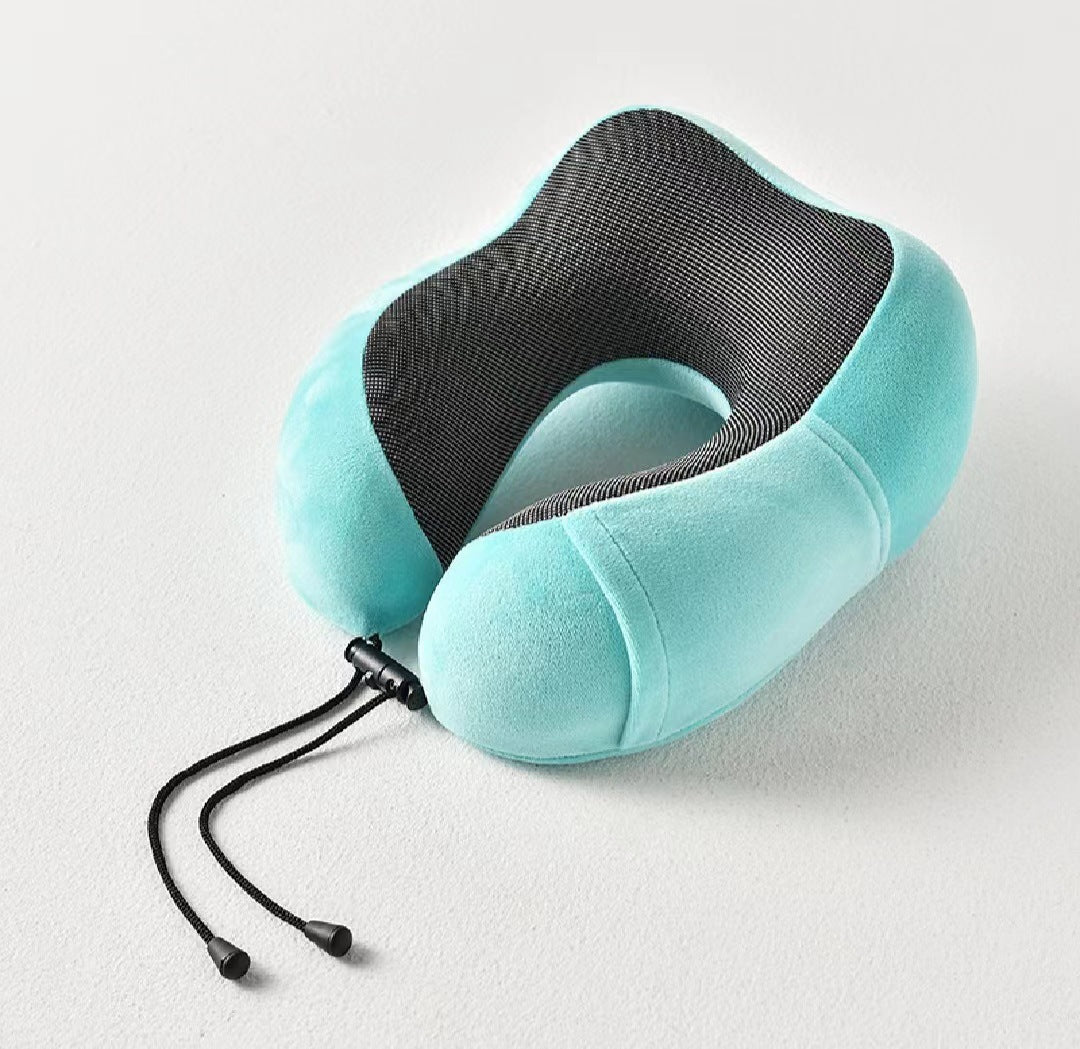 Memory foam U-shaped pillow can be collected U-shaped pillow gift car travel head pillow nap cervical spine neck pillow office