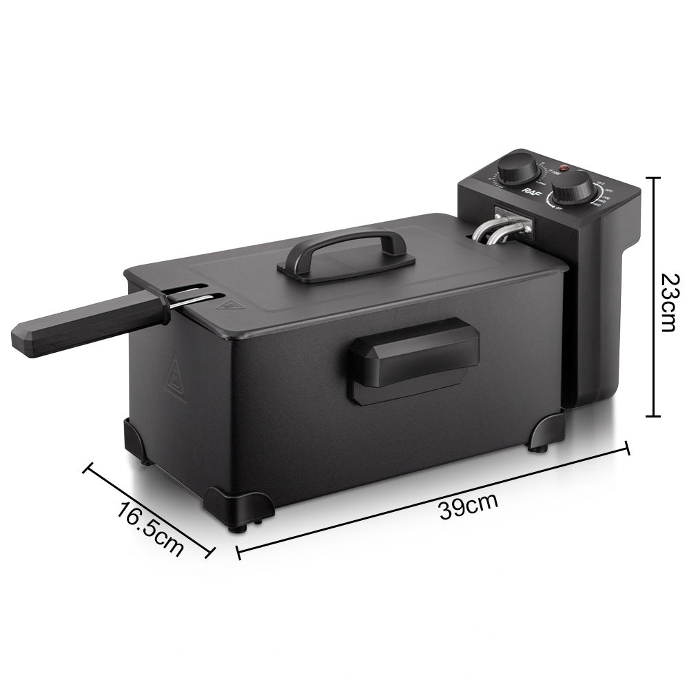 Cross-border fryer, household small electric fryer, electric fryer, commercial fritter fryer, french fryer, rack fryer, skewer pan, R.5251