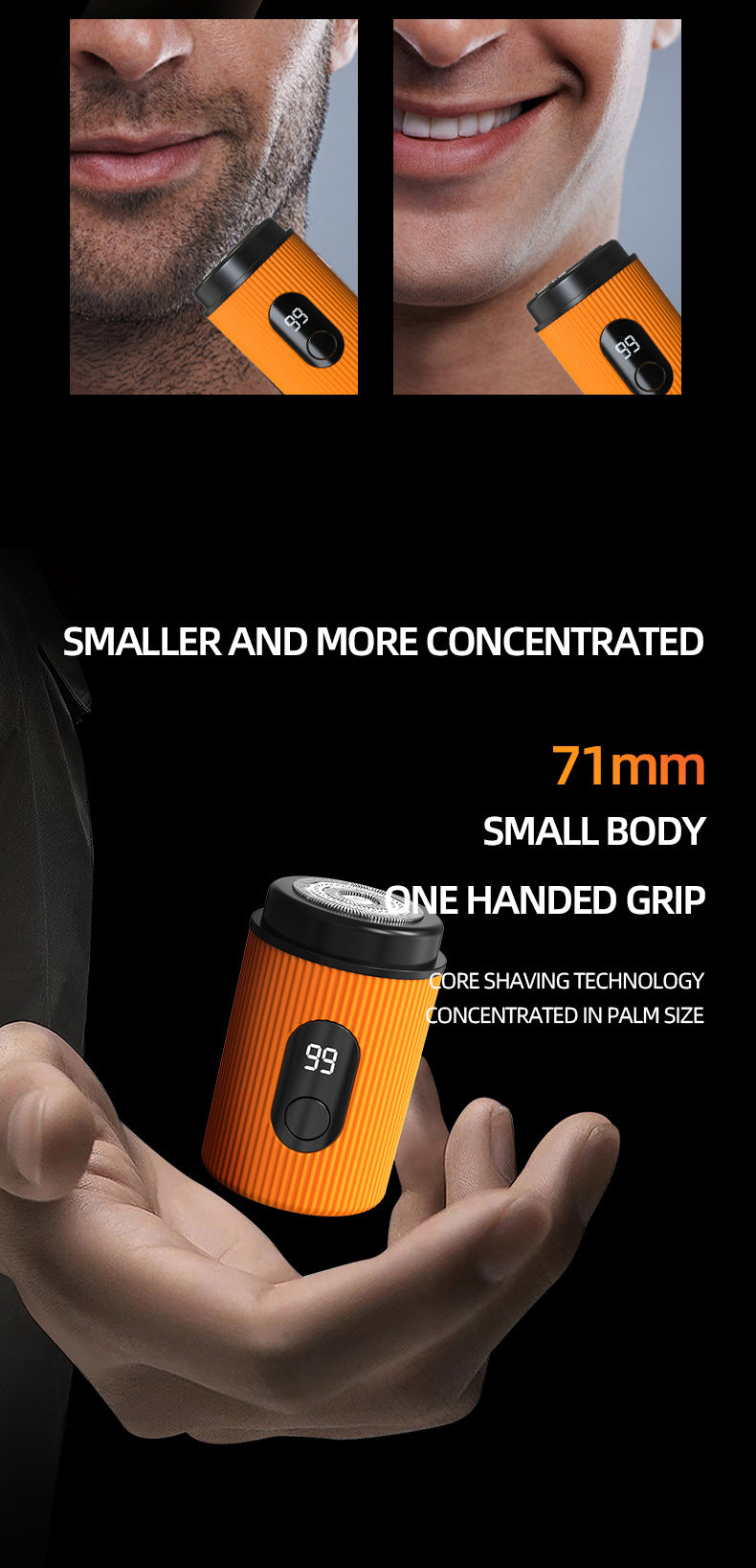 Cross Border Electric Shaver Electric Shaver usb portable rechargeable Electric Shaver