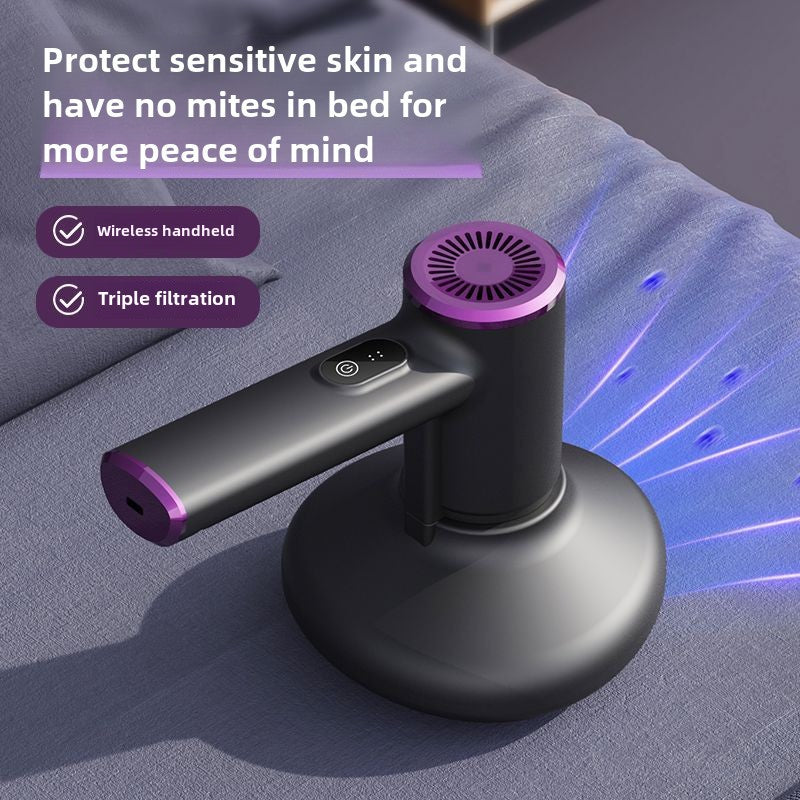 Mites remover, ultraviolet rays on home beds, small sterilization and mite removal artifact, large suction wireless deloader vacuum cleaner