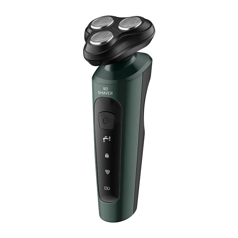 9D Electric Shaver for Men - Waterproof Rechargeable Razor with Multi-Functional Beard Trimmer