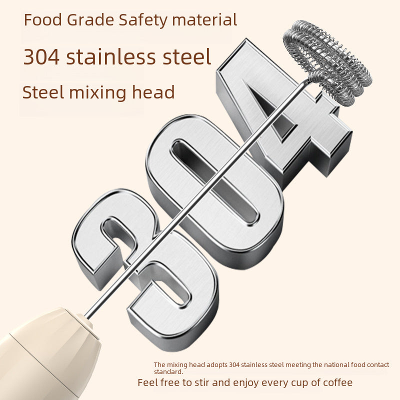 Milk frother, handheld, electric milk whisk, whisk, whother, electric whisk, household small milk frother cross-border