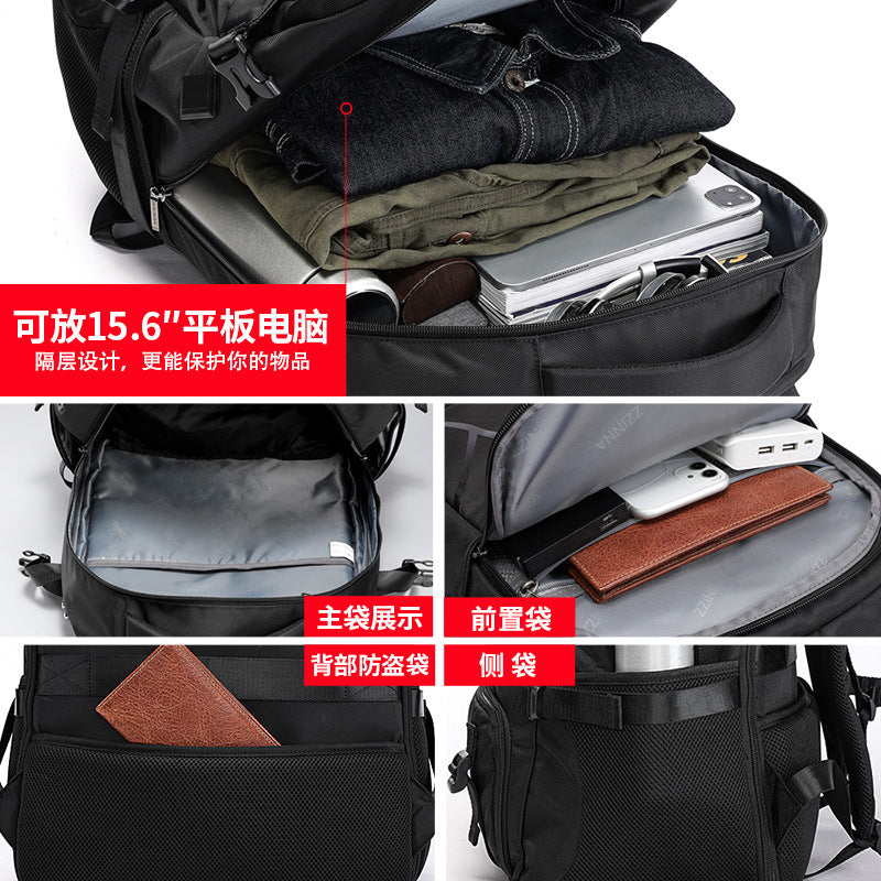 Travel bag men's outdoor mountaineering waterproof super large capacity school bag for business trips, travel, commuting, backpacks, computer backpacks, women