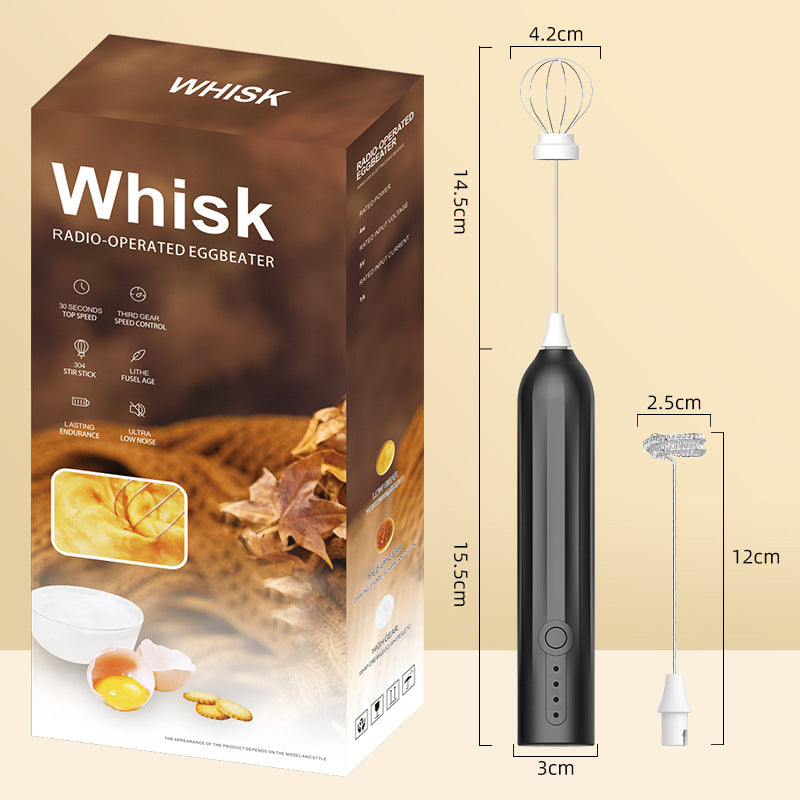 Handheld Electric Whisk, Home Whisk, Baking Cake, Egg White Coffee Wrecker, Portable Small Milk Frother
