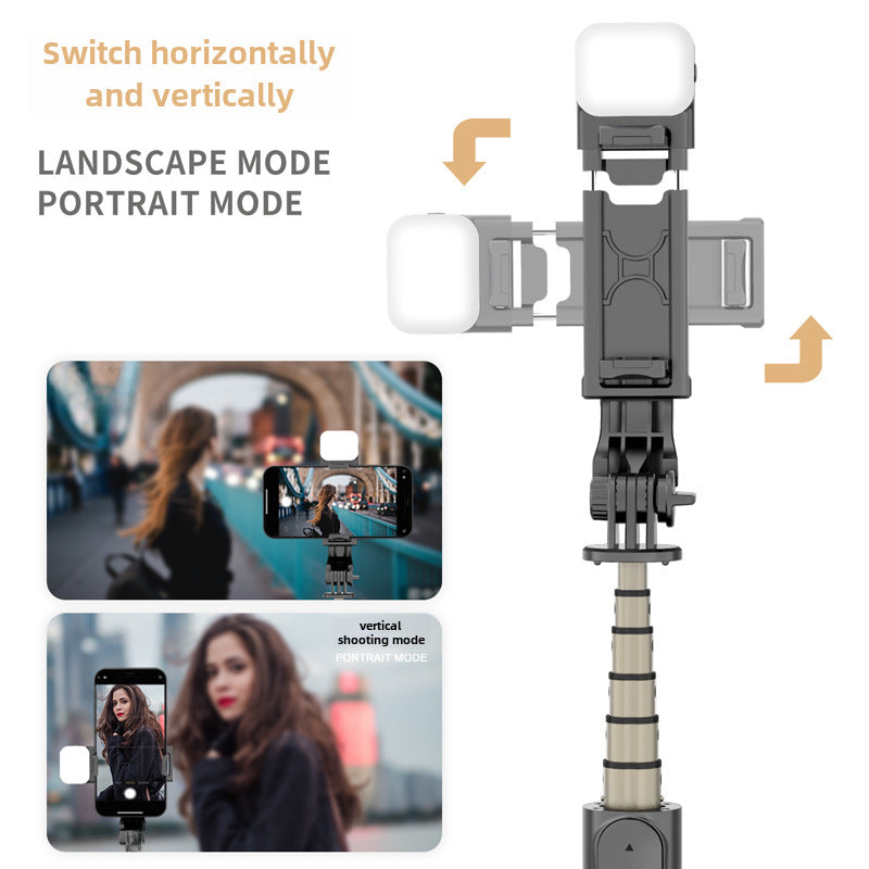 Manufacturer: mini phone, selfie stick, Q10S, bluetooth selfie, tripod, fill light, beauty live broadcast photo stand
