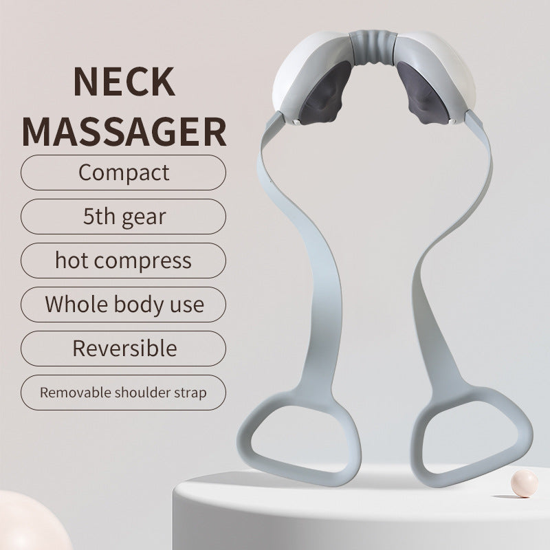 Cervical Neck Massager - Electric Kneading Shoulder Massager with Heat | Bombom