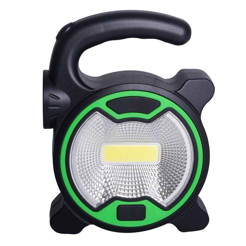 New Cob Camping Light LED Emergency Camping Light Tent Light Flashlight Portable Horse Light Construction Site Light Long Beam Flashlight