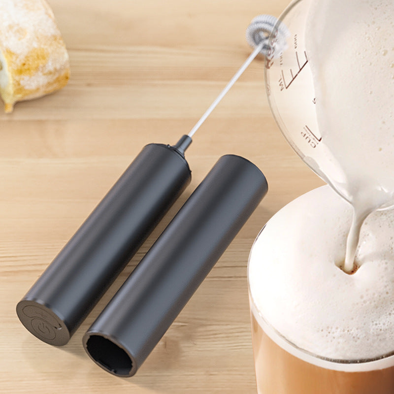 Rechargeable Coffee Frother, Electric Home Egg Wrecker, Milk Cap, Milk Frother, Handheld Mini Milk Frother