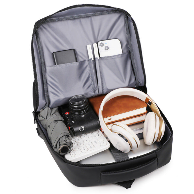 New Cross Border Business Backpack Men's 15 Inch USB Waterproof Computer Backpack Men's College Student School Bag Travel