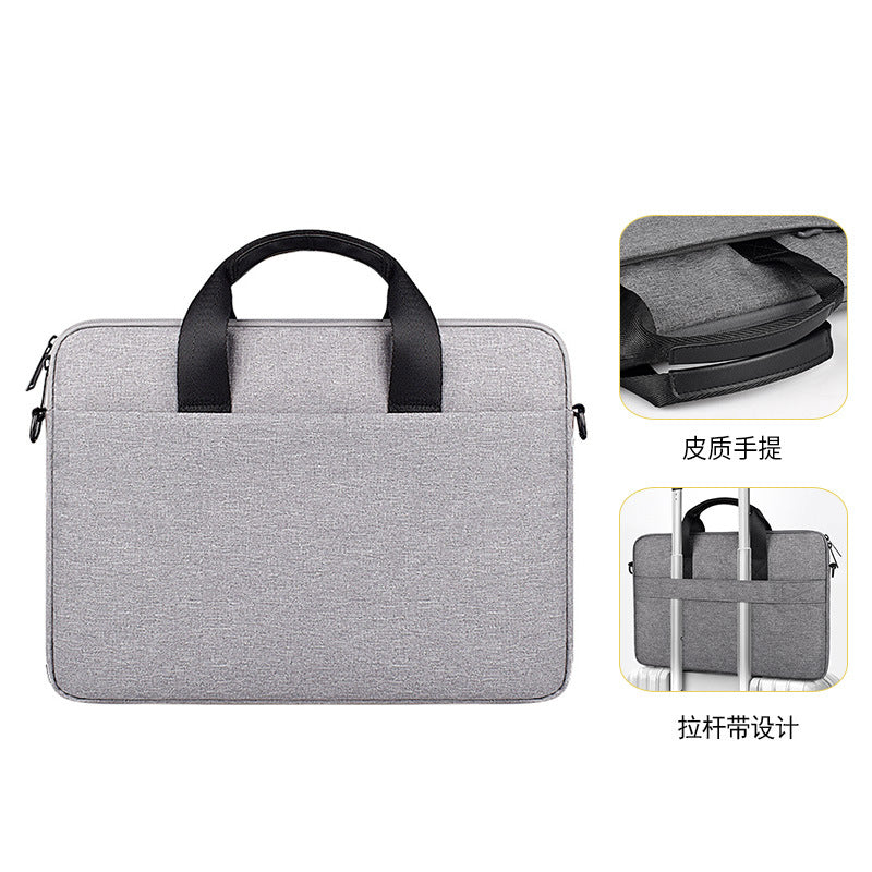 Wholesale Shoulder Laptop Bag Waterproof Briefcase 131415.6 inch Men & Women Can Print Logo