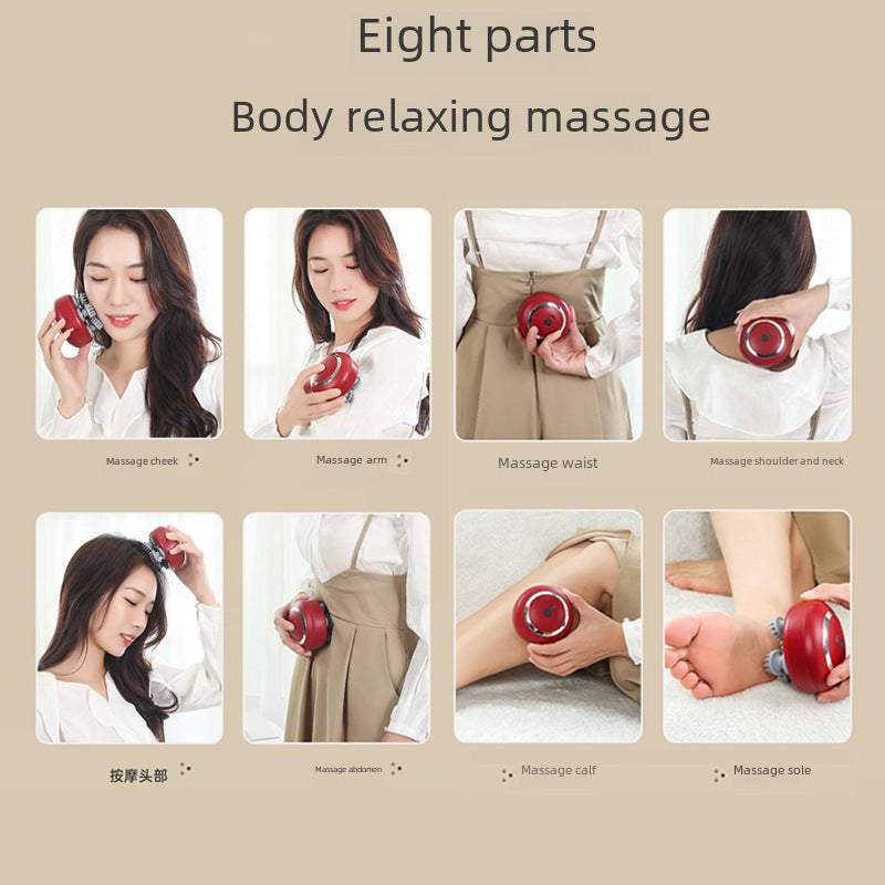 Electric Head Massager - 3D Scalp Massager with Red Light Therapy