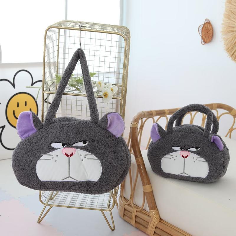 Hot Selling Cartoon Soft Cute One Shoulder Bag Plush Student Handbag Office Worker Storage Women's Large Capacity Crossbody Bag