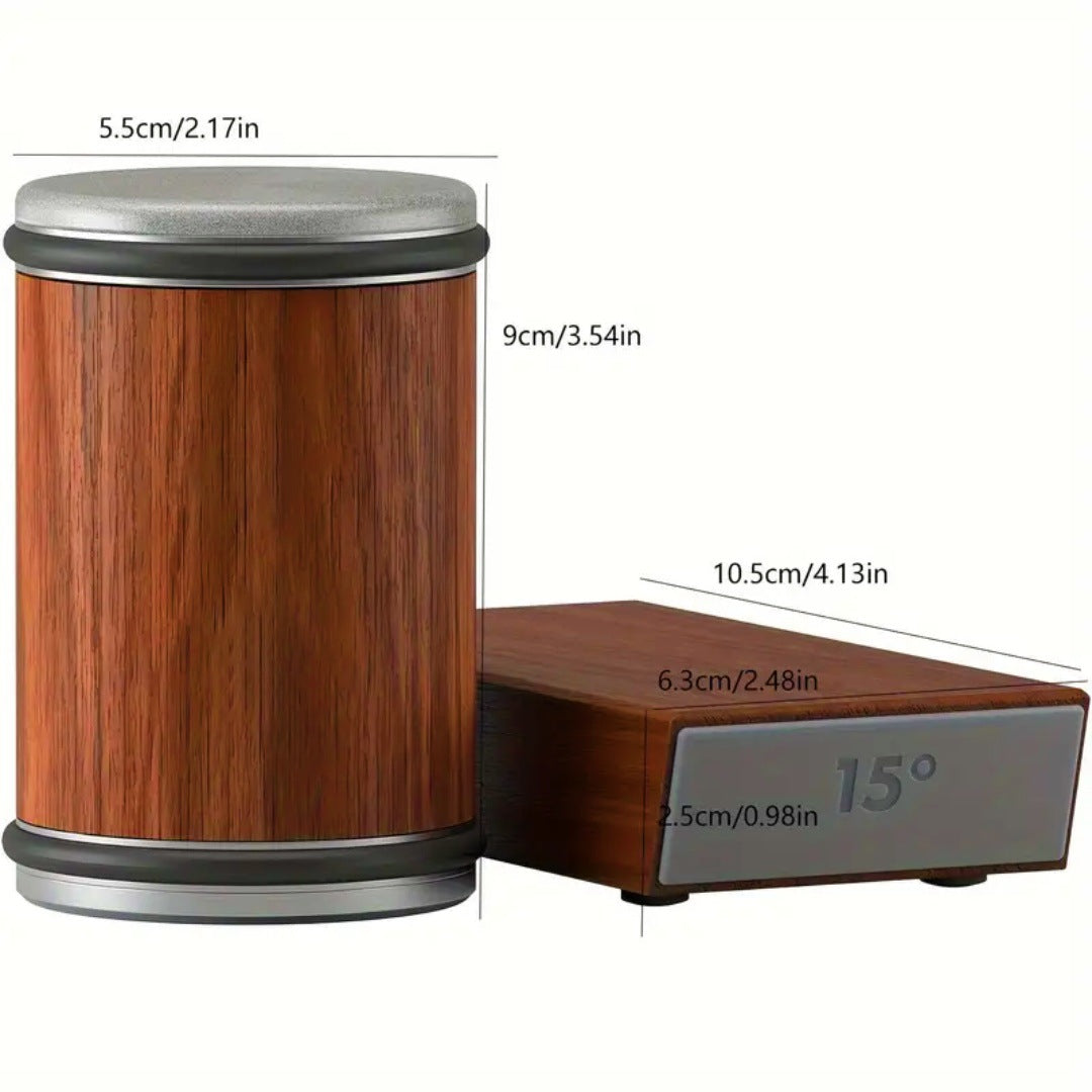 Black roller round angle sharpening aluminium square spacer for easy and fast sharpening professional home sharpener