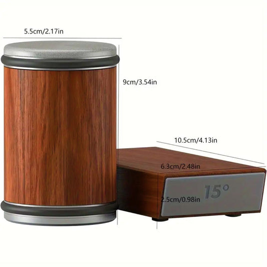 Black roller round angle sharpening aluminium square spacer for easy and fast sharpening professional home sharpener