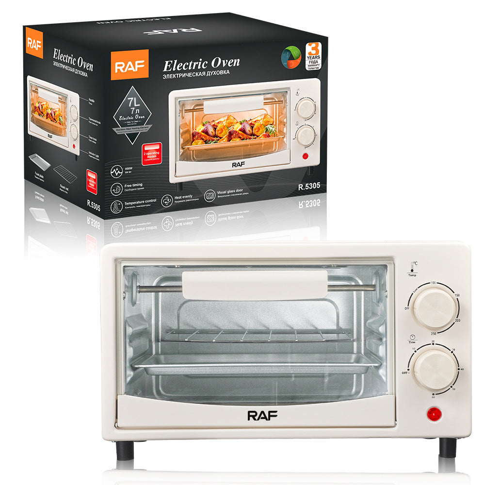 Multi-functional small electric oven Household baking kitchen appliances Fully automatic mini oven 7L one piece for delivery
