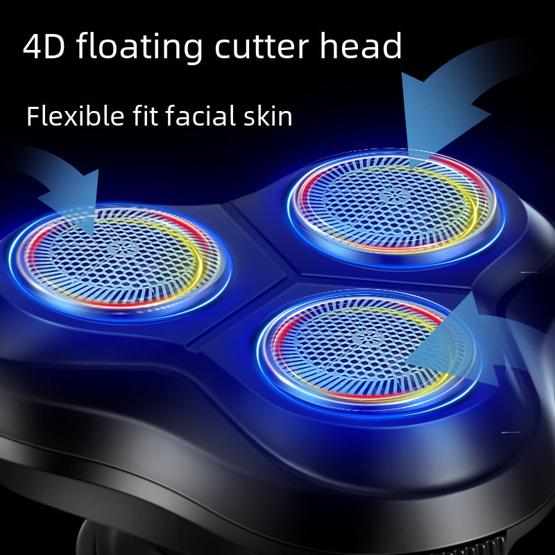 Factory direct sales of new multi-function electric shaver body washable three-in-one smart beard razor razor