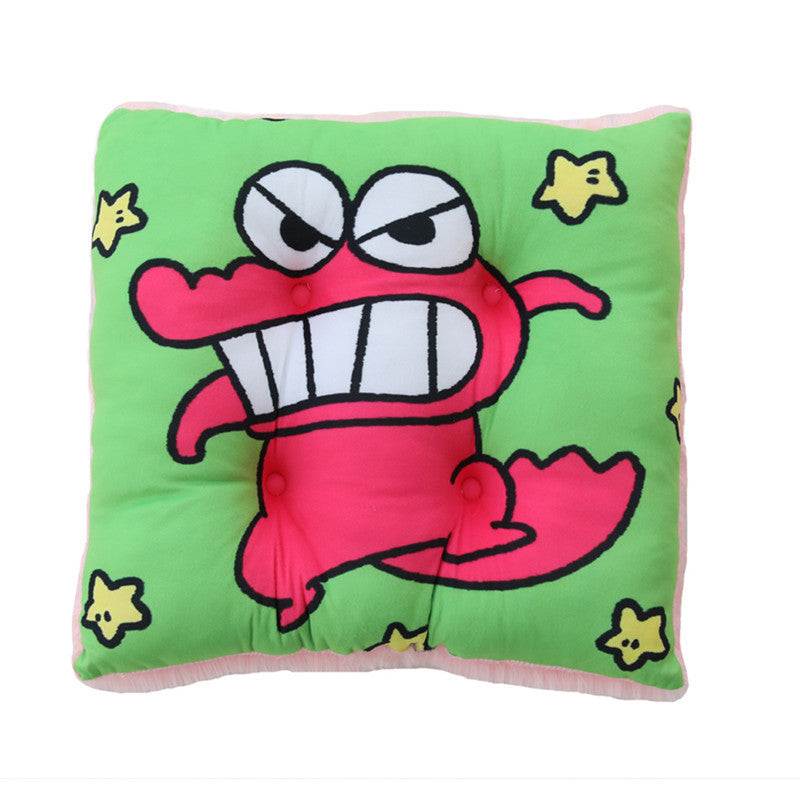 Cartoon crayons small new plush cushion chair cushion living room office sedentary ass cushion soft elastic sofa cushion wholesale