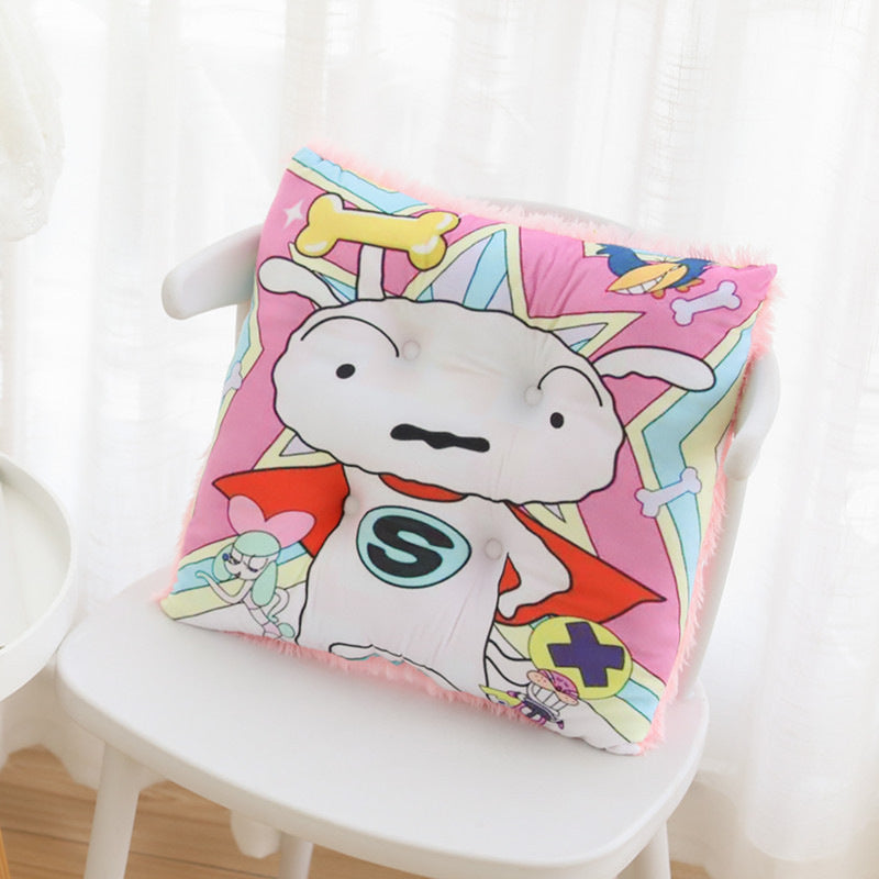 Cartoon crayon, small new cushion can be detachable and washable, student desk, chair cushion, sofa cushion, home tatami mat, butt cushion