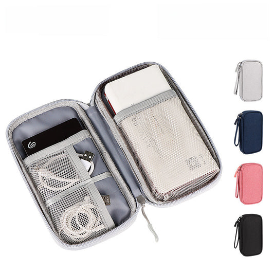 Multi-functional mobile phone digital accessories storage bag, mobile phone bag, U disk power bank, mobile hard disk, data cable storage bag