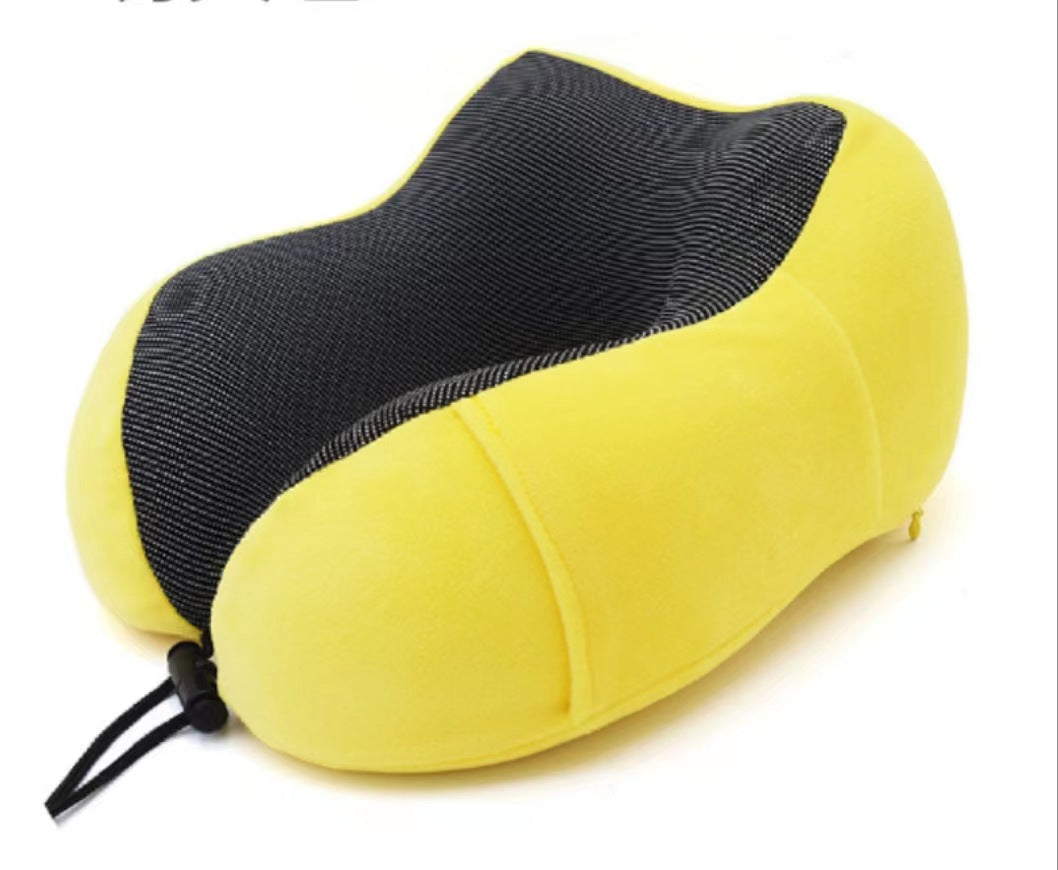 Memory foam U-shaped pillow can be collected U-shaped pillow gift car travel head pillow nap cervical spine neck pillow office