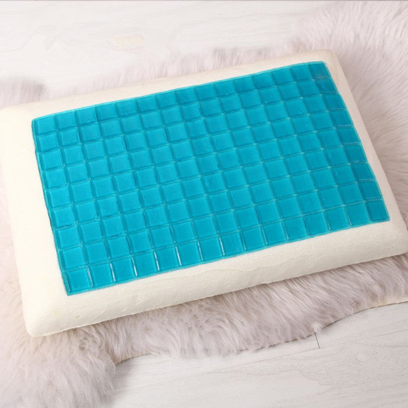 Hydrogel Slow‑Rebound Space Memory Foam Pillow – Cool Summer Comfort