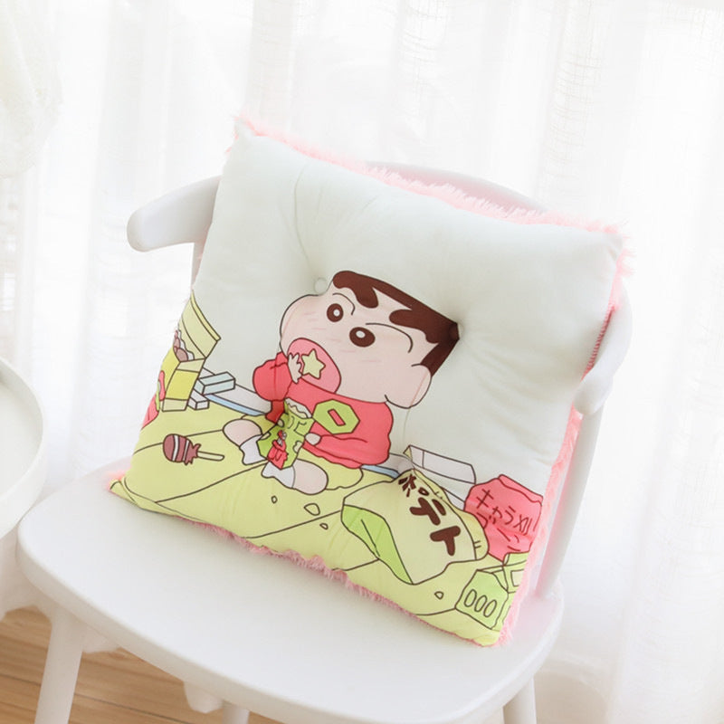 Cartoon crayon, small new cushion can be detachable and washable, student desk, chair cushion, sofa cushion, home tatami mat, butt cushion