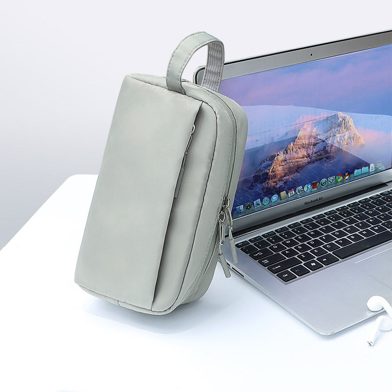 New Simple Series Data Cable, Headphone Charger, Portable Digital Electronic Accessories, Storage Bag, Clutch, Bag
